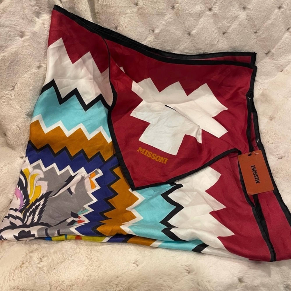 Missoni silk scarf.